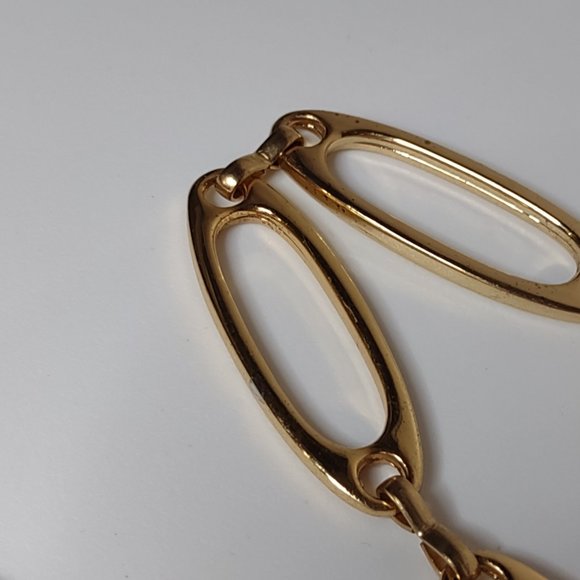 50.5 Inch Gold Tone Metal Belt - Picture 13 of 14